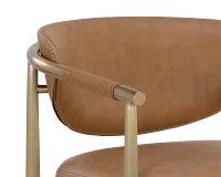 Karli Brown 30" Upholstered Barstool