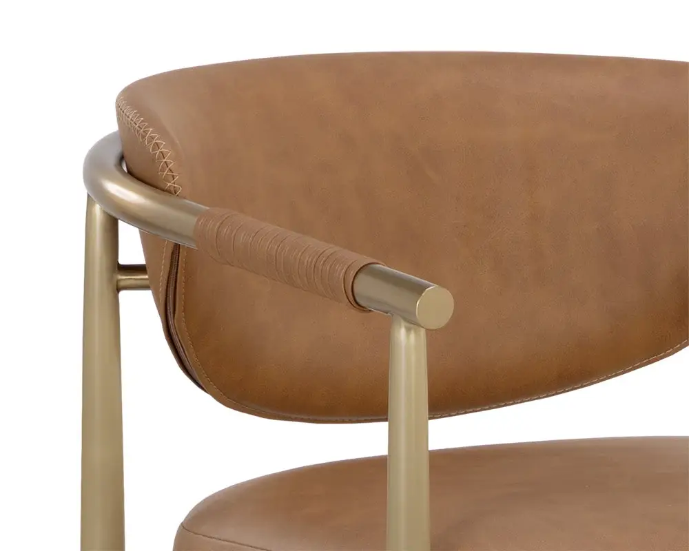 Karli Brown 30" Upholstered Barstool Karli Brown 30" Upholstered Barstool