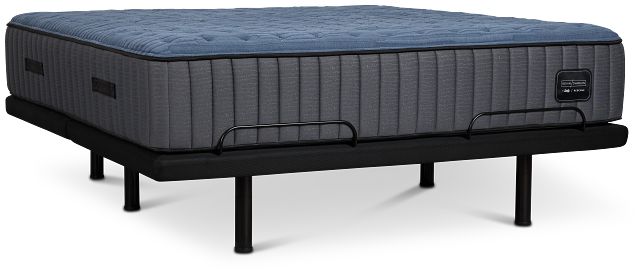 Kevin Charles By Sealy Reserve Lux Firm Deluxe Adjustable Mattress Set