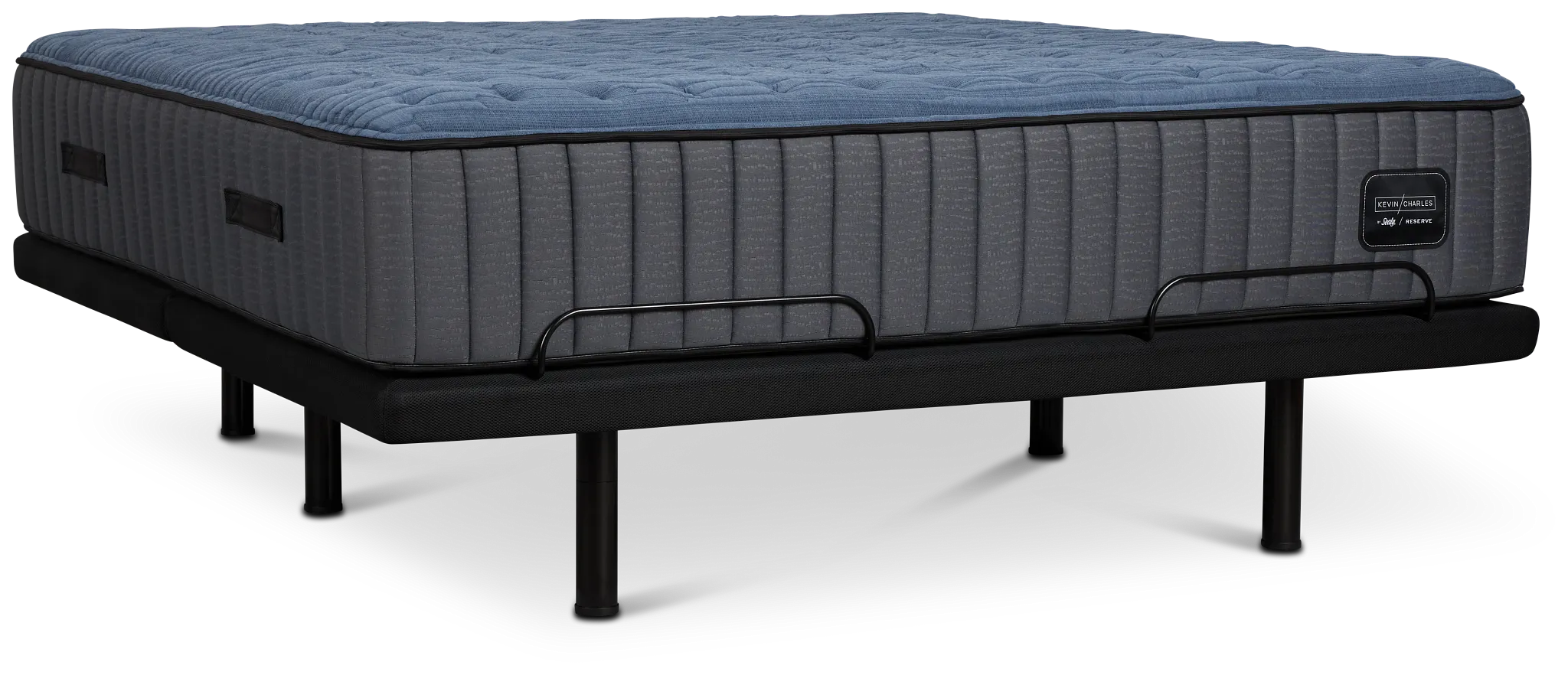 Kevin Charles By Sealy Reserve Lux Firm Deluxe Adjustable Mattress Set