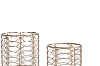 Cole Gold Set Of 2 Basket