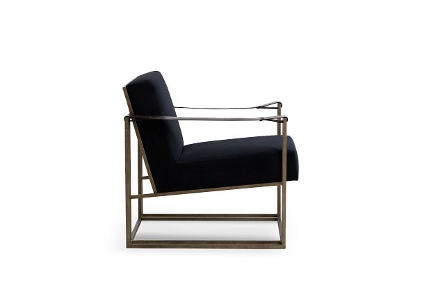Dekker Black Fabric Accent Chair (2)