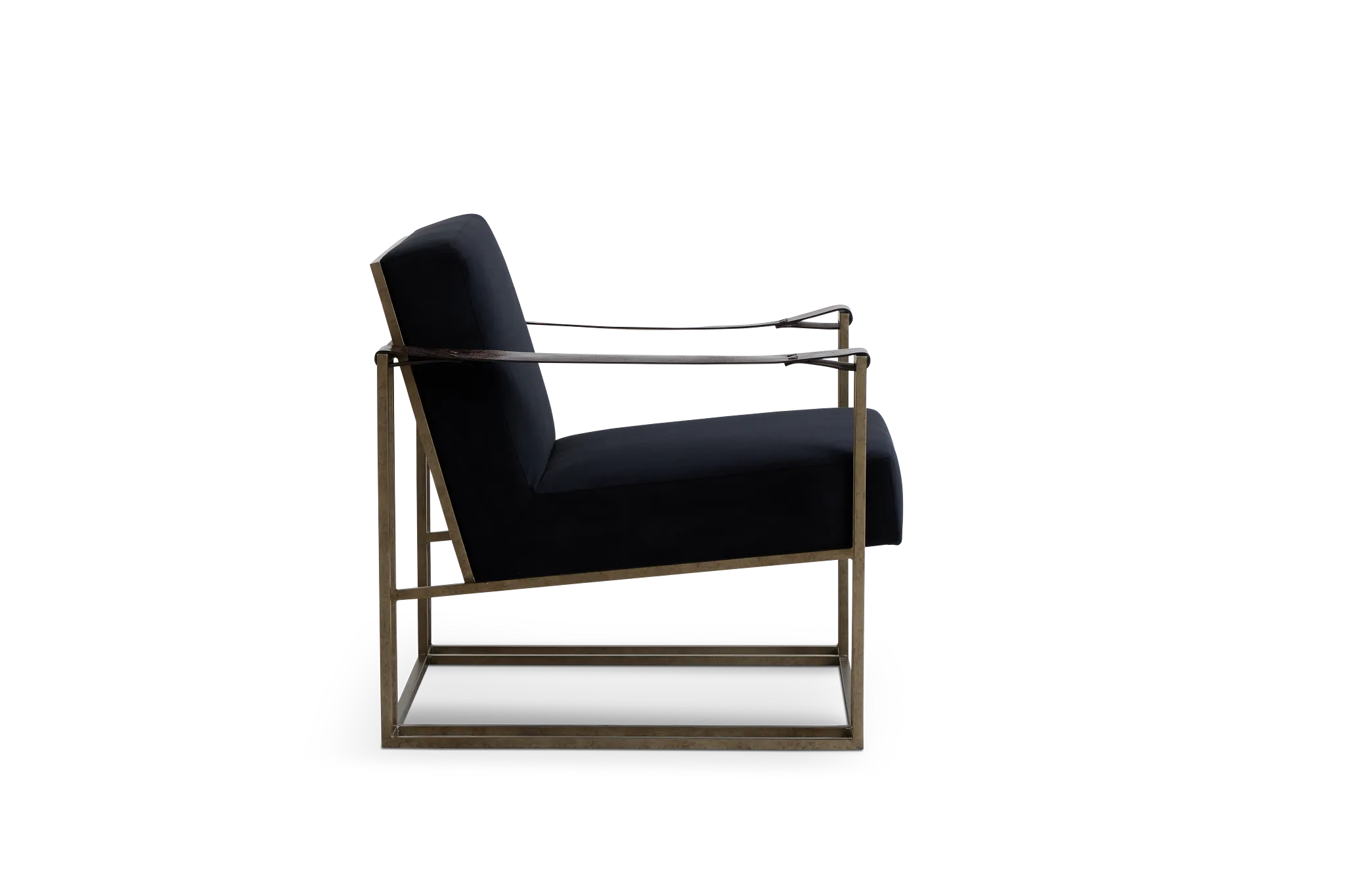 Dekker Black Fabric Accent Chair