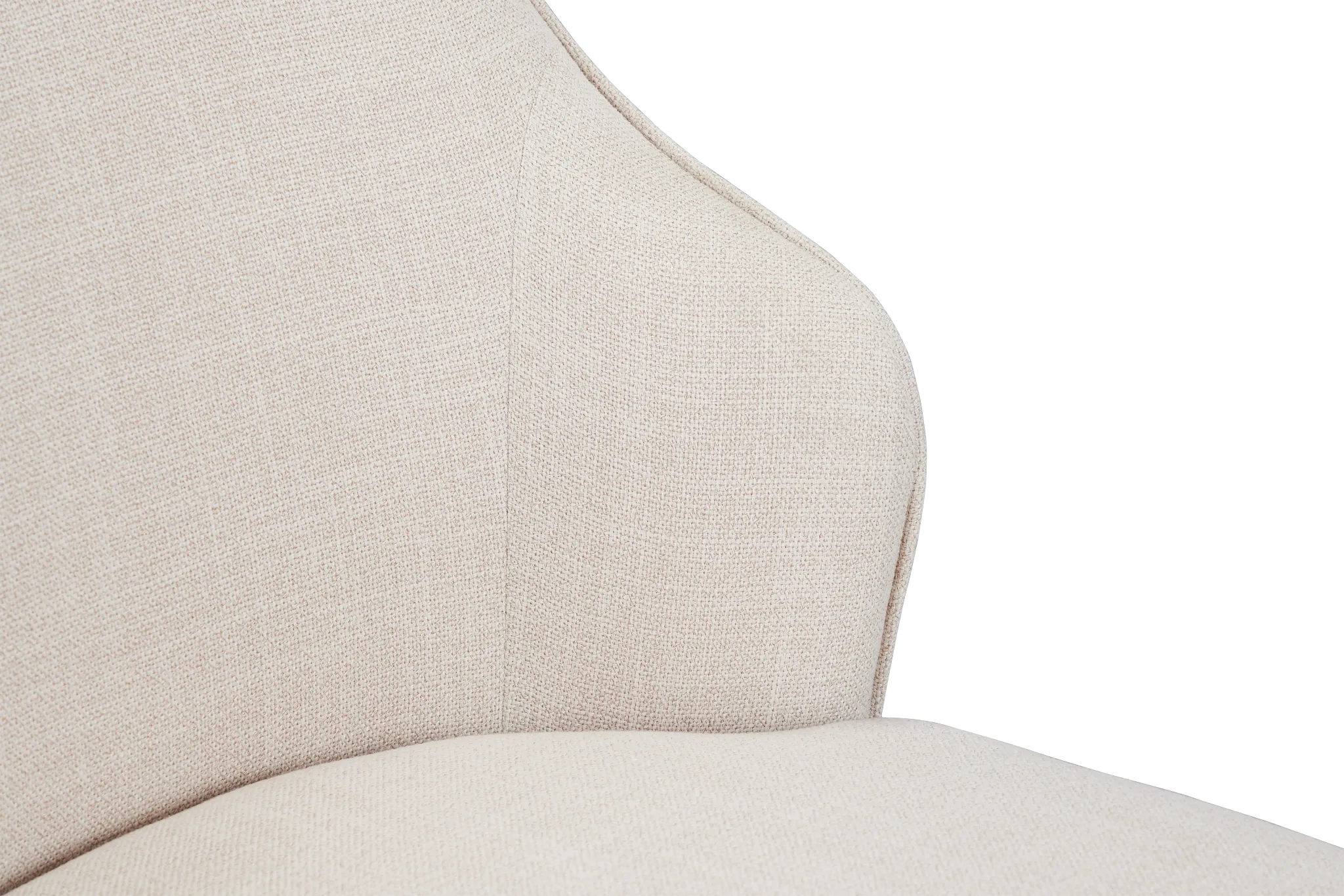 Paige Light Beige Swivel Desk Chair