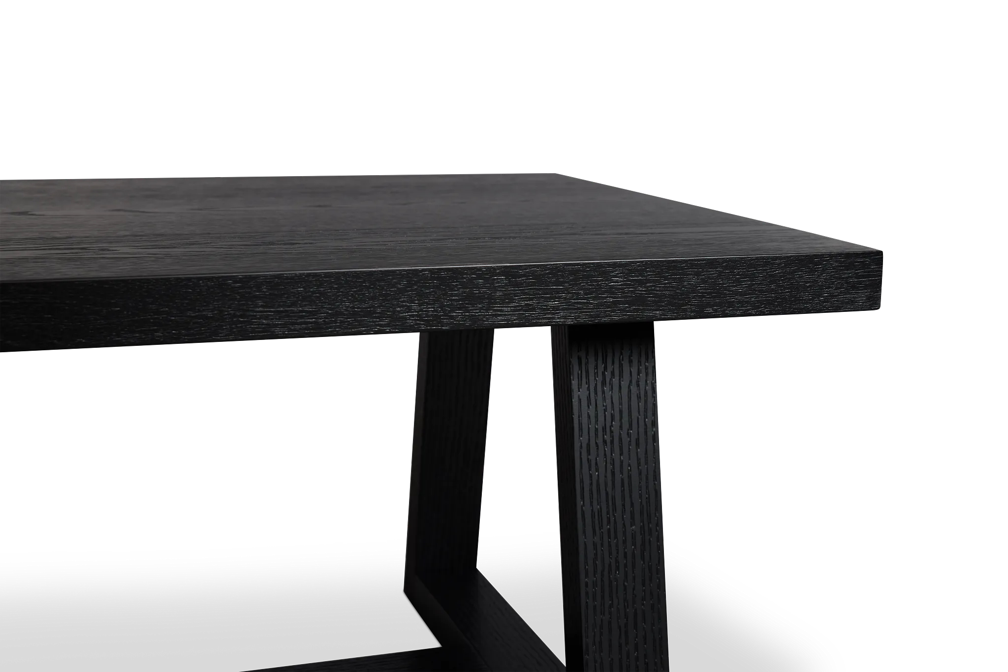 Williamsburg Black Rectangular Coffee Table