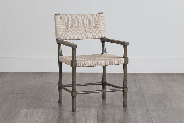 Palma Light Tone Woven Arm Chair (0)
