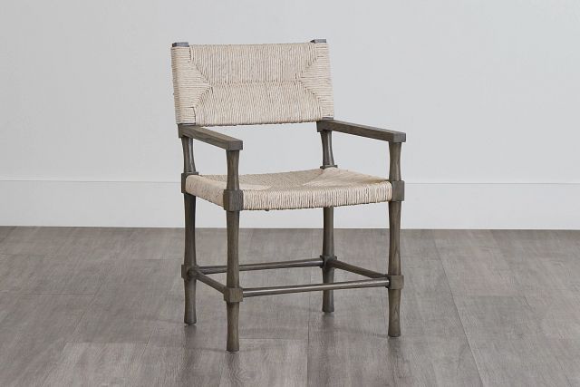 Palma Light Tone Woven Arm Chair
