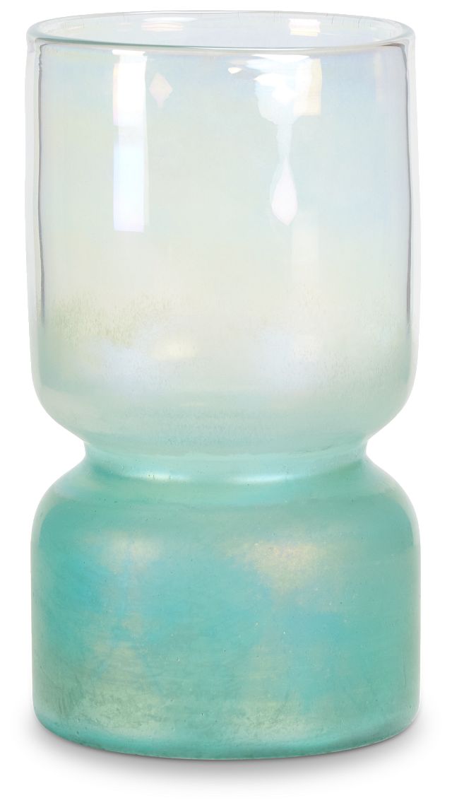 Kira Teal Small Vase