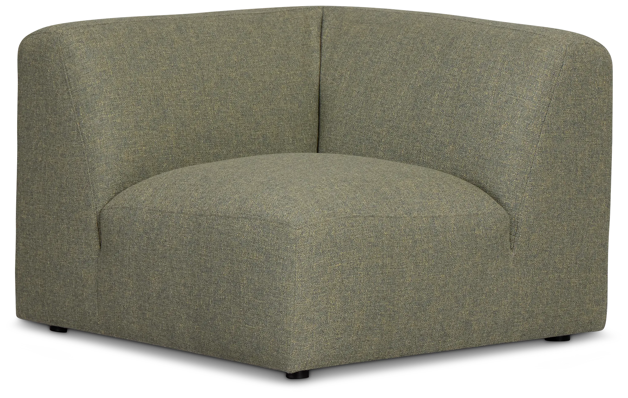 Baylor Green Fabric Corner Chair