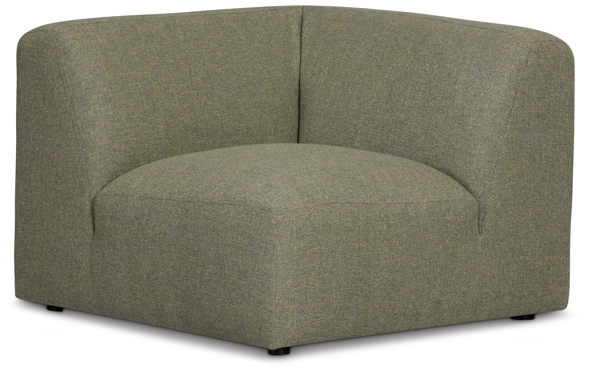 Baylor Green Fabric Corner Chair Baylor Green Fabric Corner Chair