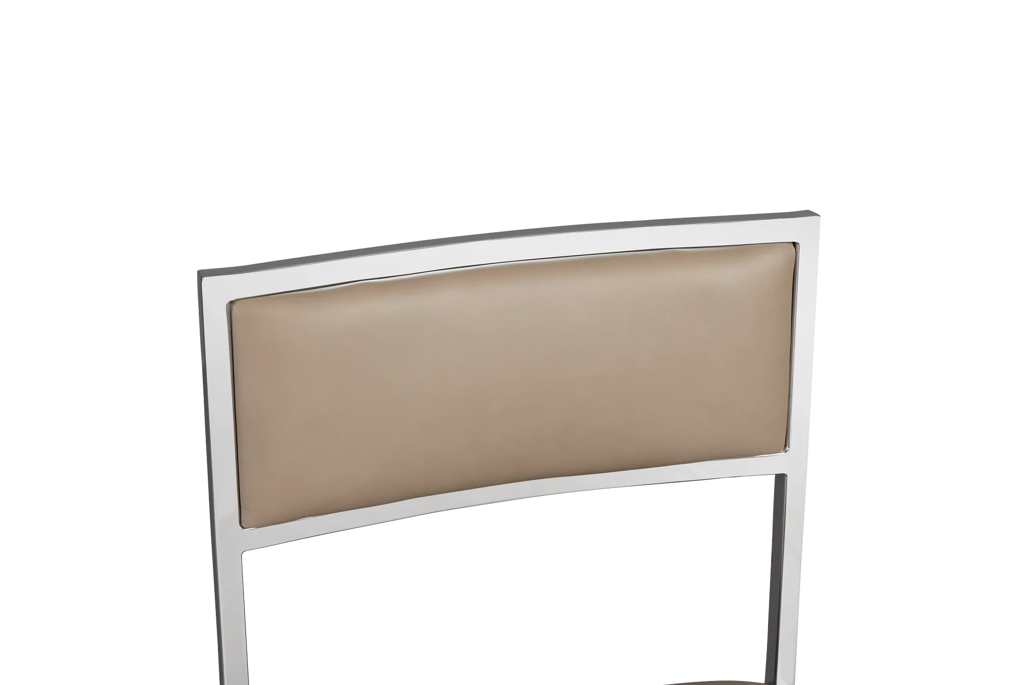 Amalfi Taupe Stnl Steel Upholstered Side Chair