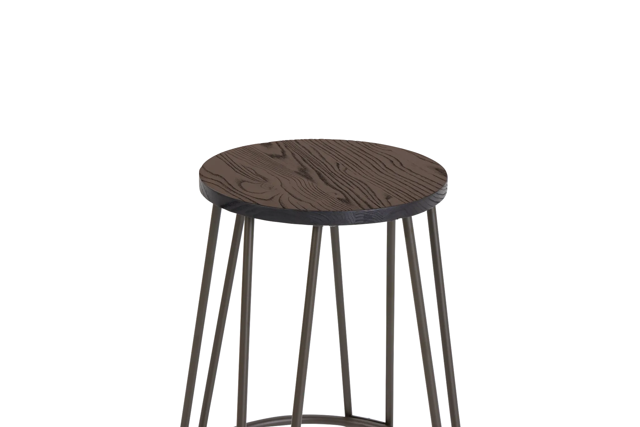 Nile Dark Tone Round 30" Barstool