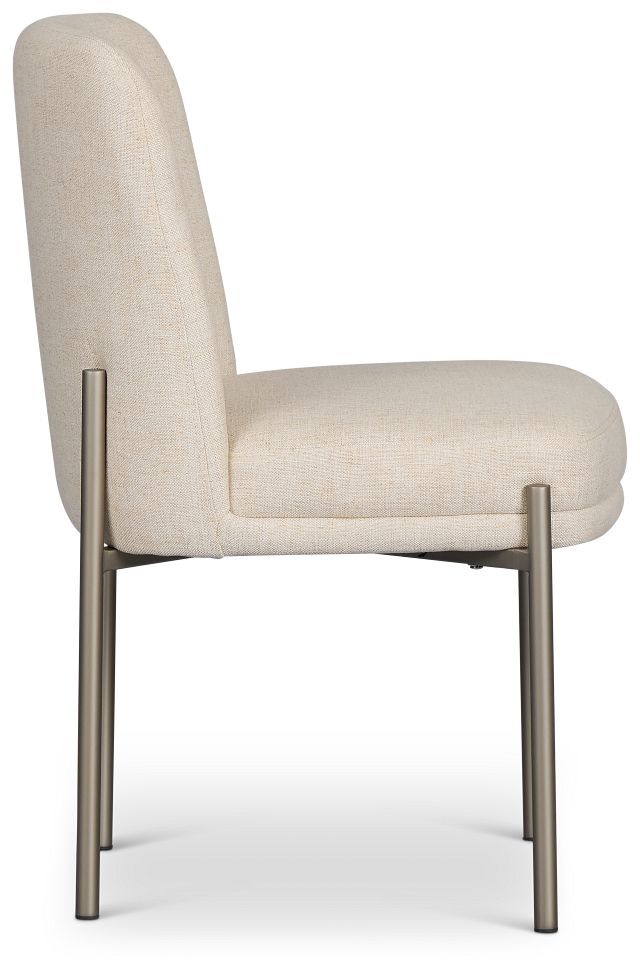 Avondale Light Beige Upholstered Side Chair