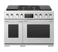 Sks 480 Series Stainless Steel 48" Dual Fuel Range