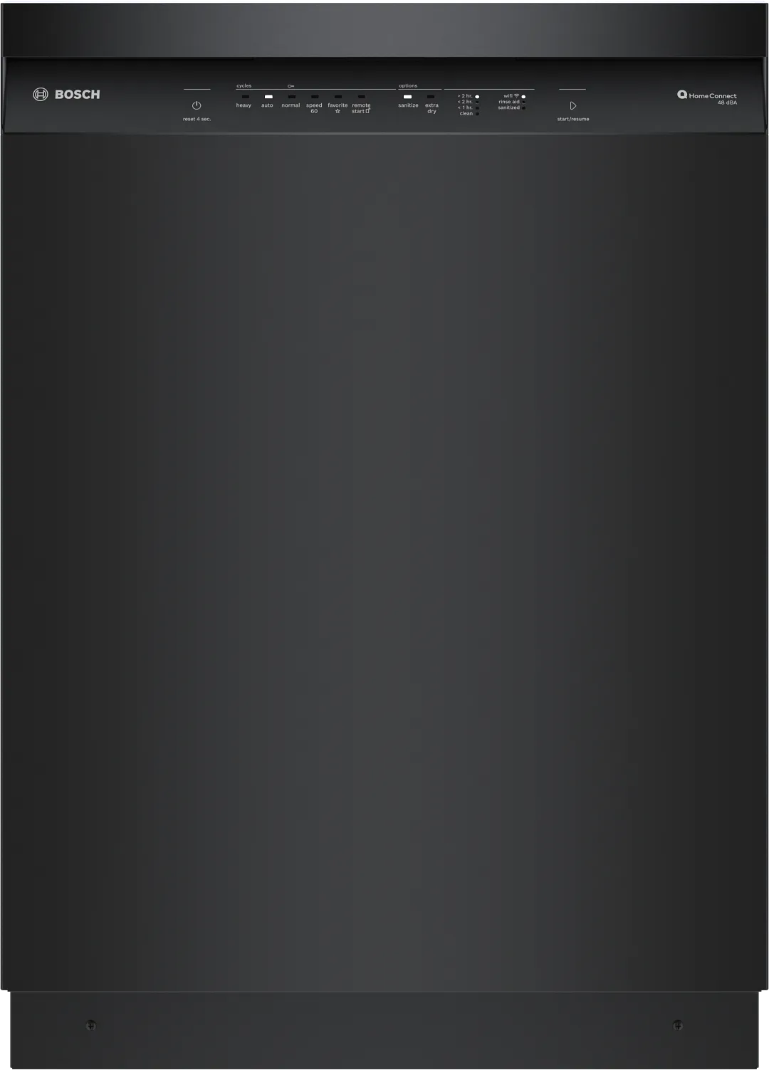 Bosch 100 Series Black 24" Built In Dishwasher