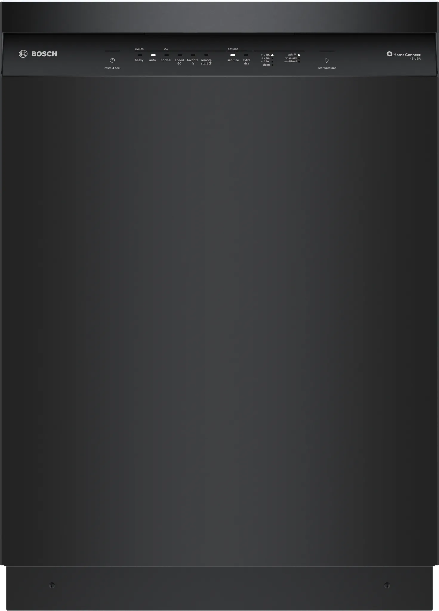 Bosch 100 Series Black 24" Built In Dishwasher