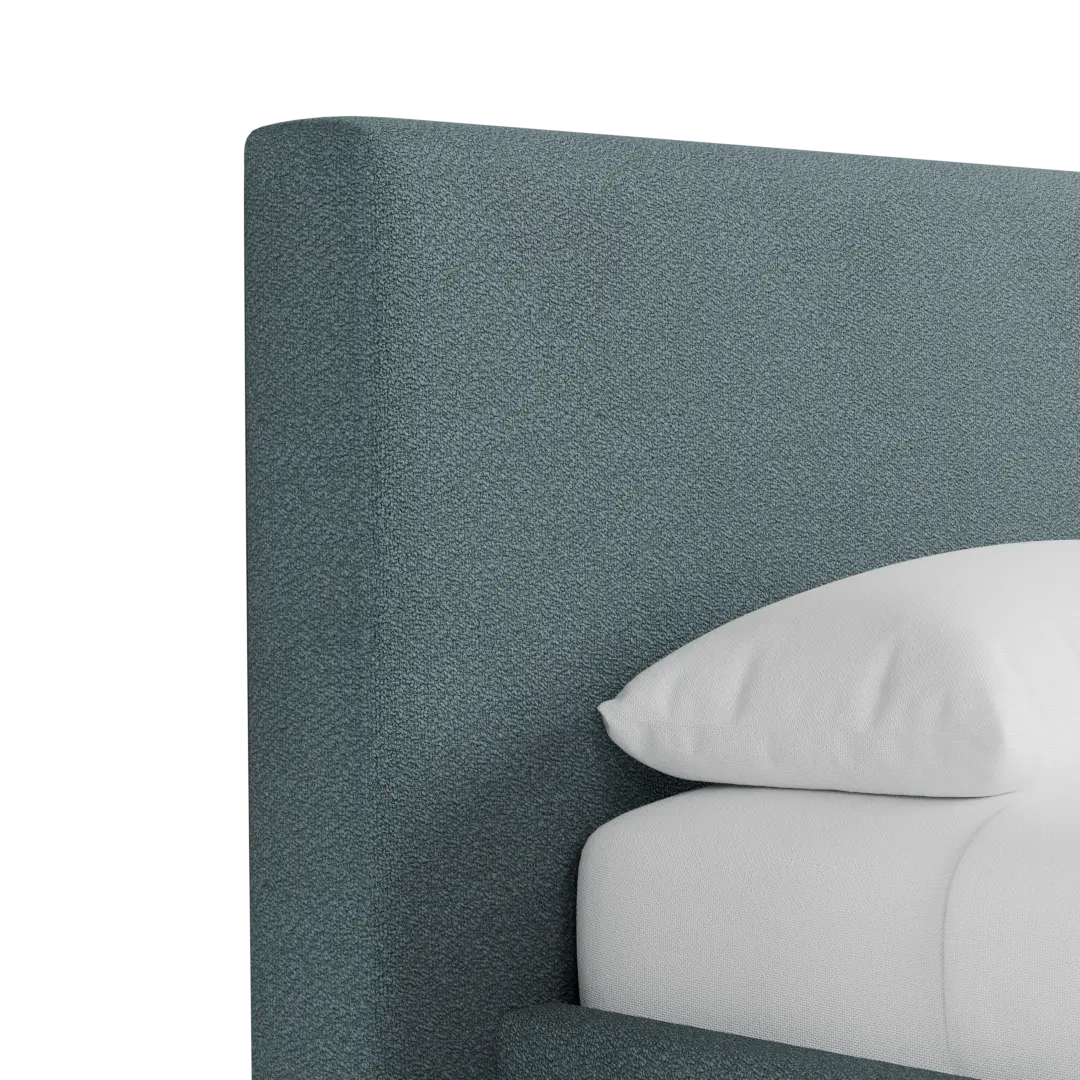 Grayton Sutton Blue 44" Upholstered Platform Bed Grayton Sutton Blue 44" Upholstered Platform Bed