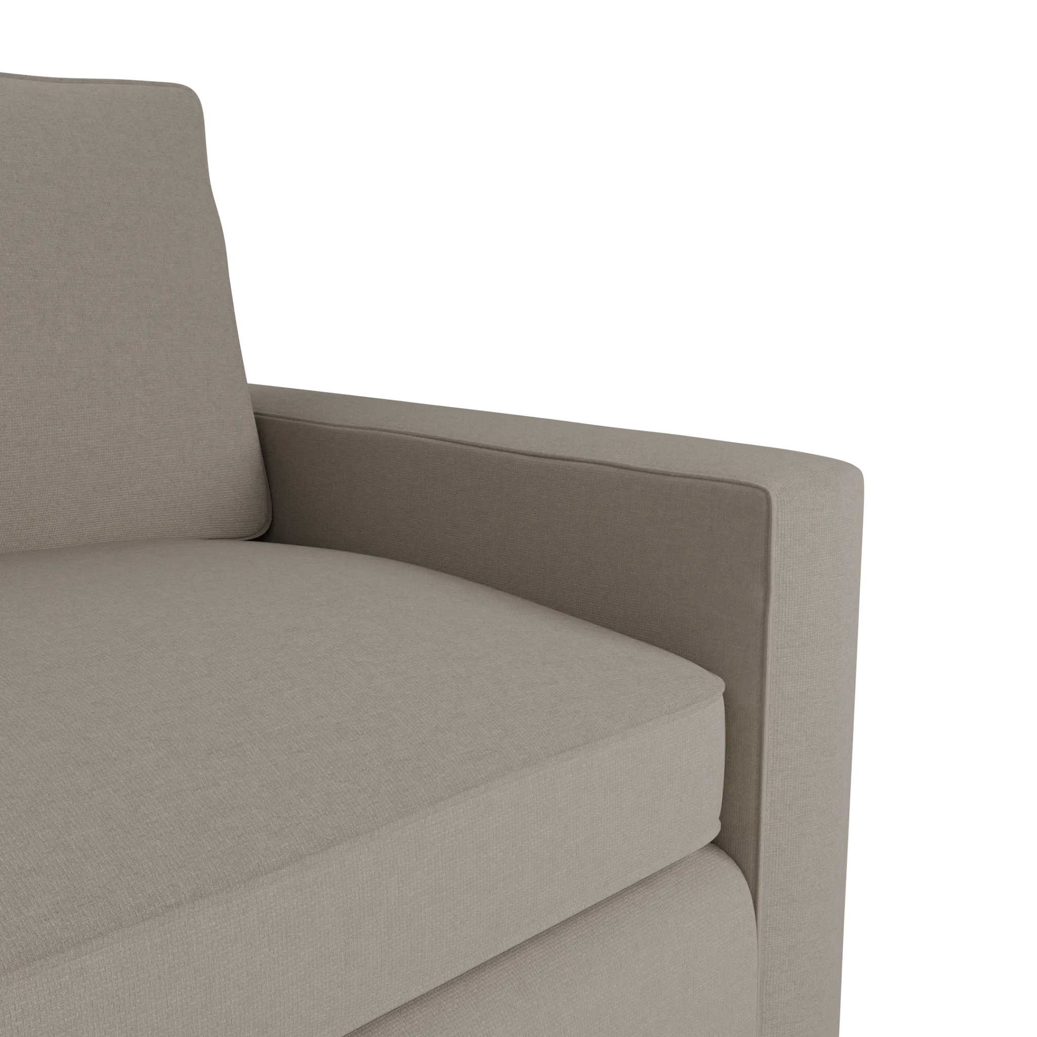 Siesta Suave Beige Fabric Memory Foam Sleeper