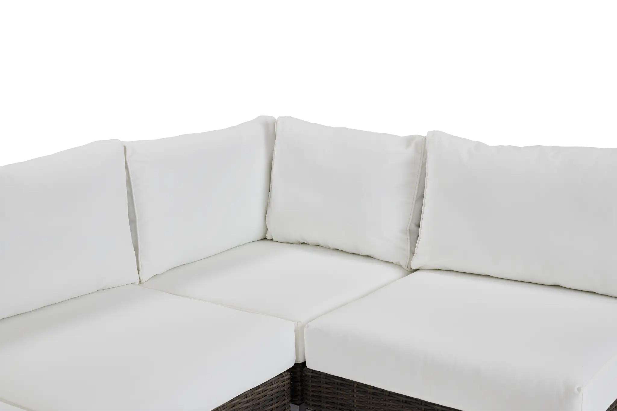 Tulum White Woven 5-piece Modular Sectional Tulum White Woven 5-piece Modular Sectional