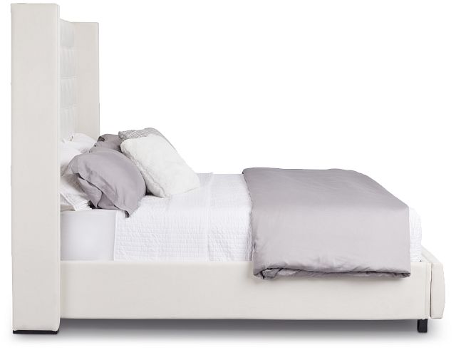 Marco White Uph Platform Storage Bed