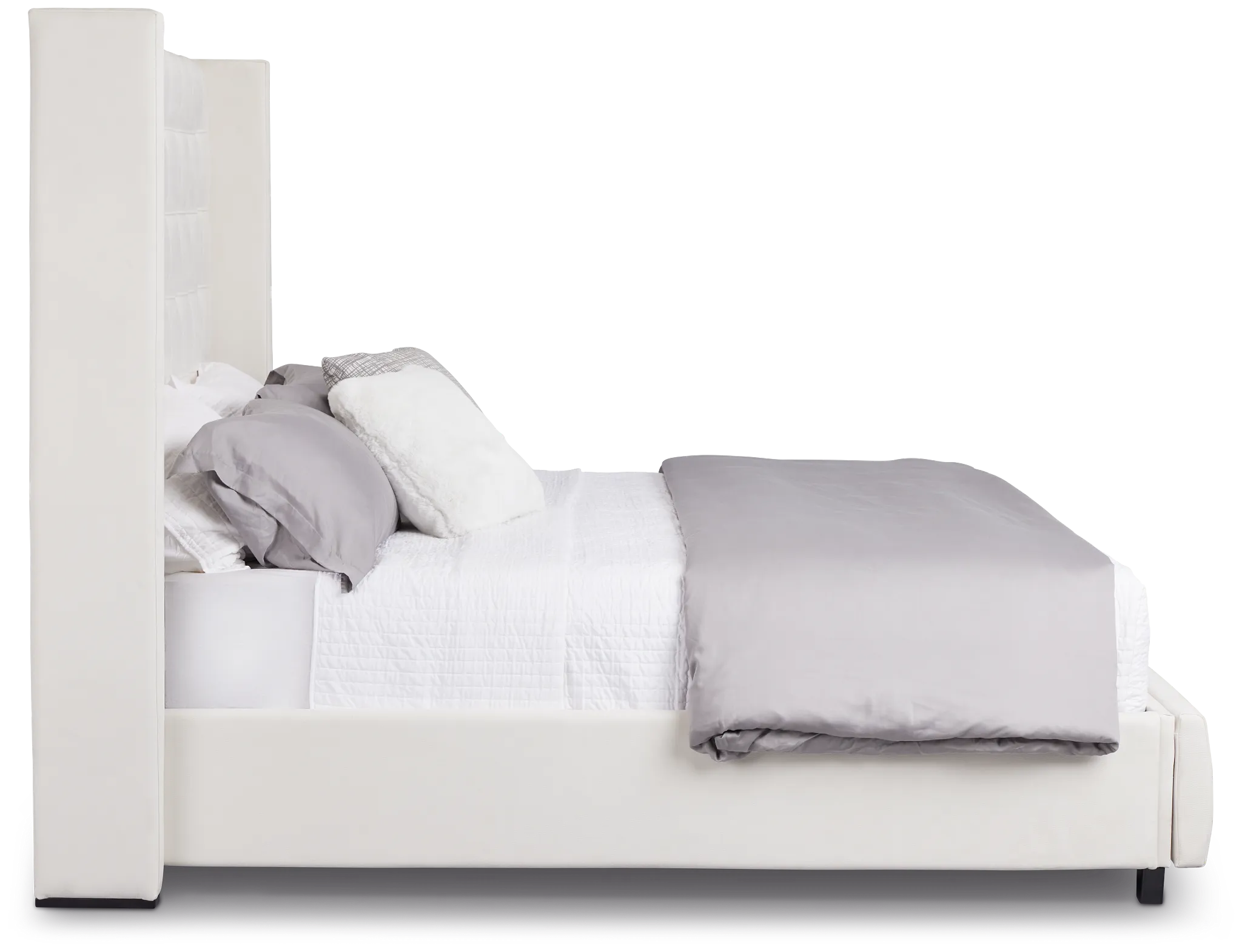 Marco White Uph Platform Storage Bed