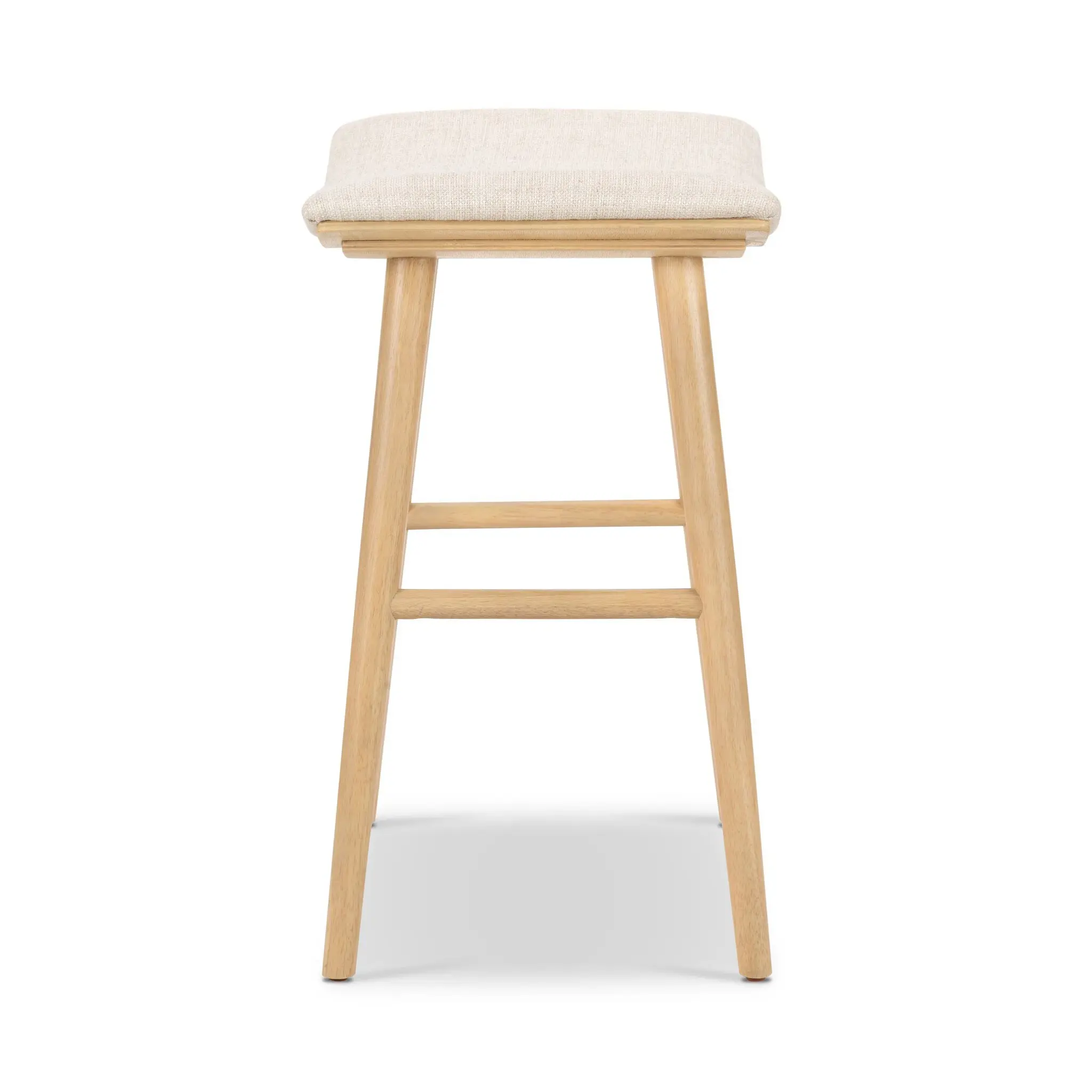 Four Hands Union Light Tone 24" Upholstered Barstool Four Hands Union Light Tone 24" Upholstered Barstool