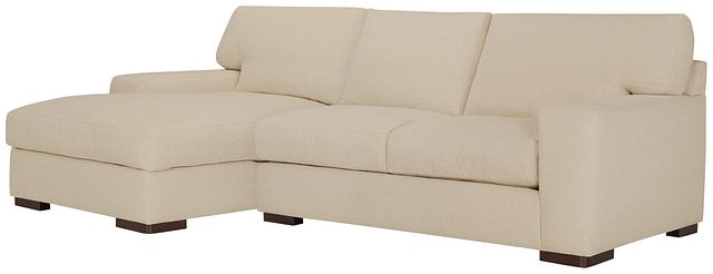 Veronica Khaki Down Left Chaise Sectional