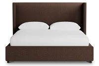 Captiva Elite Dark Brown 48" Upholstered Shelter Bed