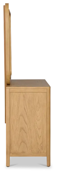 Pacific Light Tone 6-drawer Dresser & Mirror