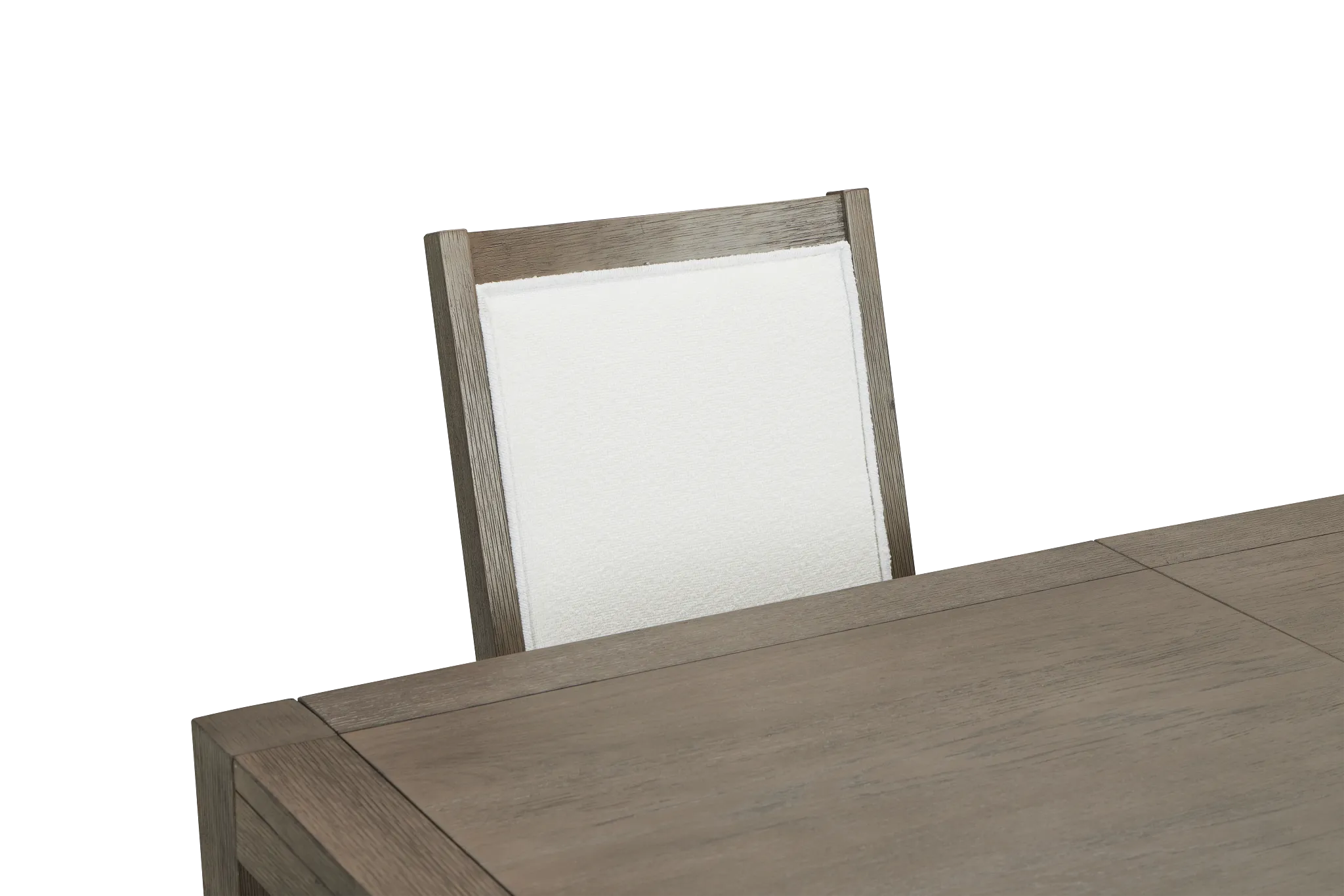 Alden Gray Rect Table, 4 Chairs & Bench