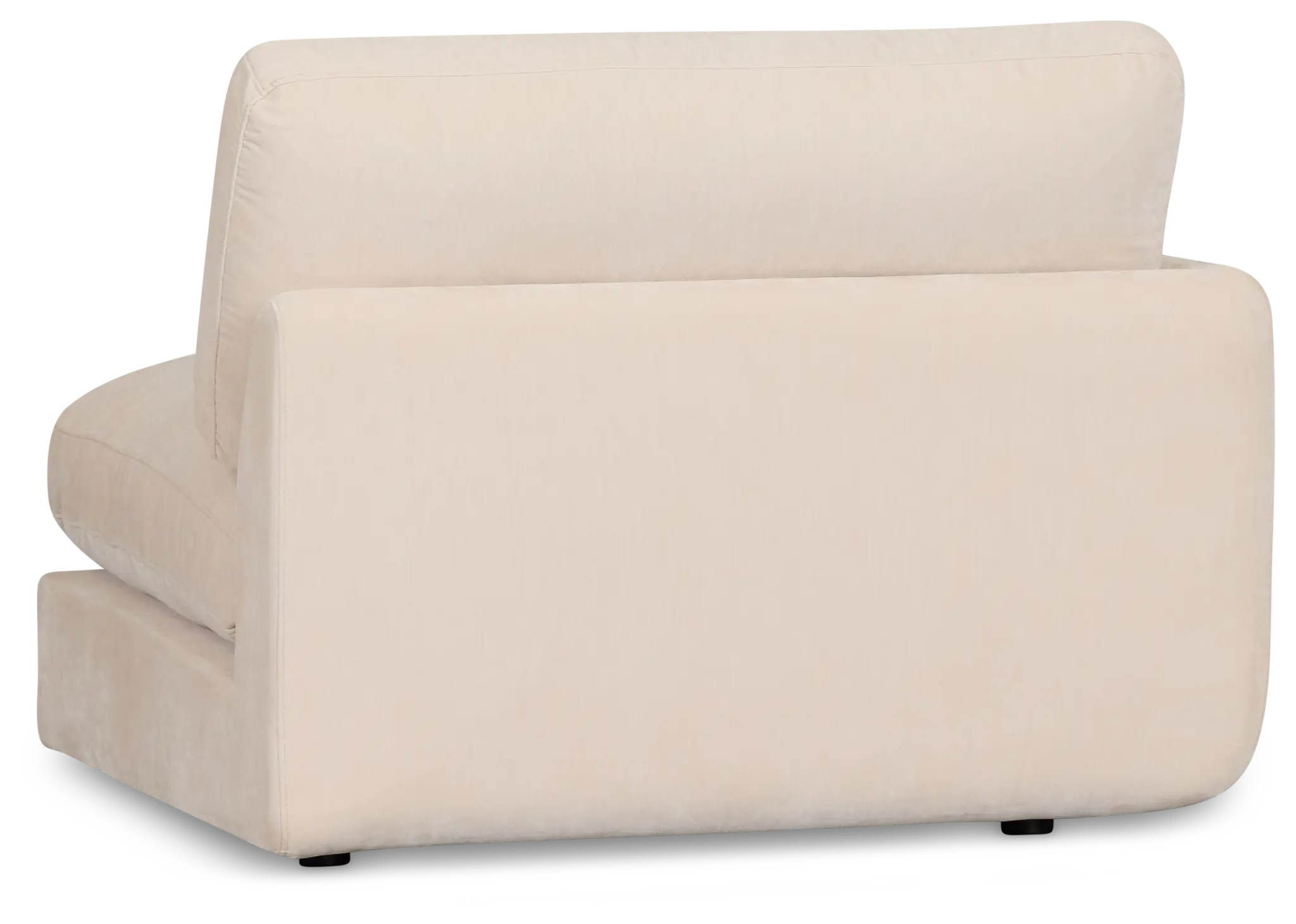 Jules Ivory Velvet Left Chair Jules Ivory Velvet Left Chair