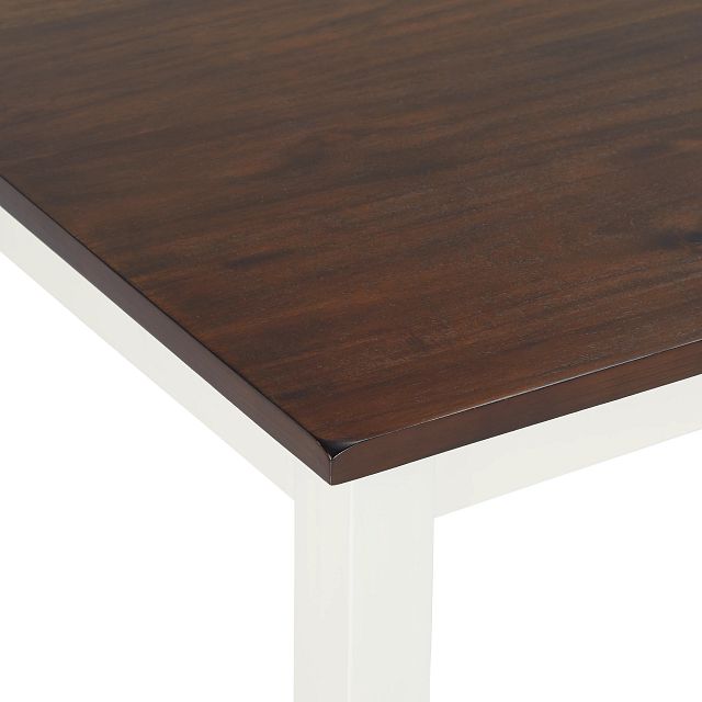 Santos White Two-tone High Table, 2 Barstools & High Bench