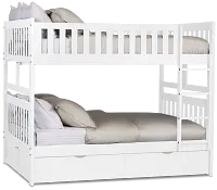 Charleston White Storage Bunk Bed