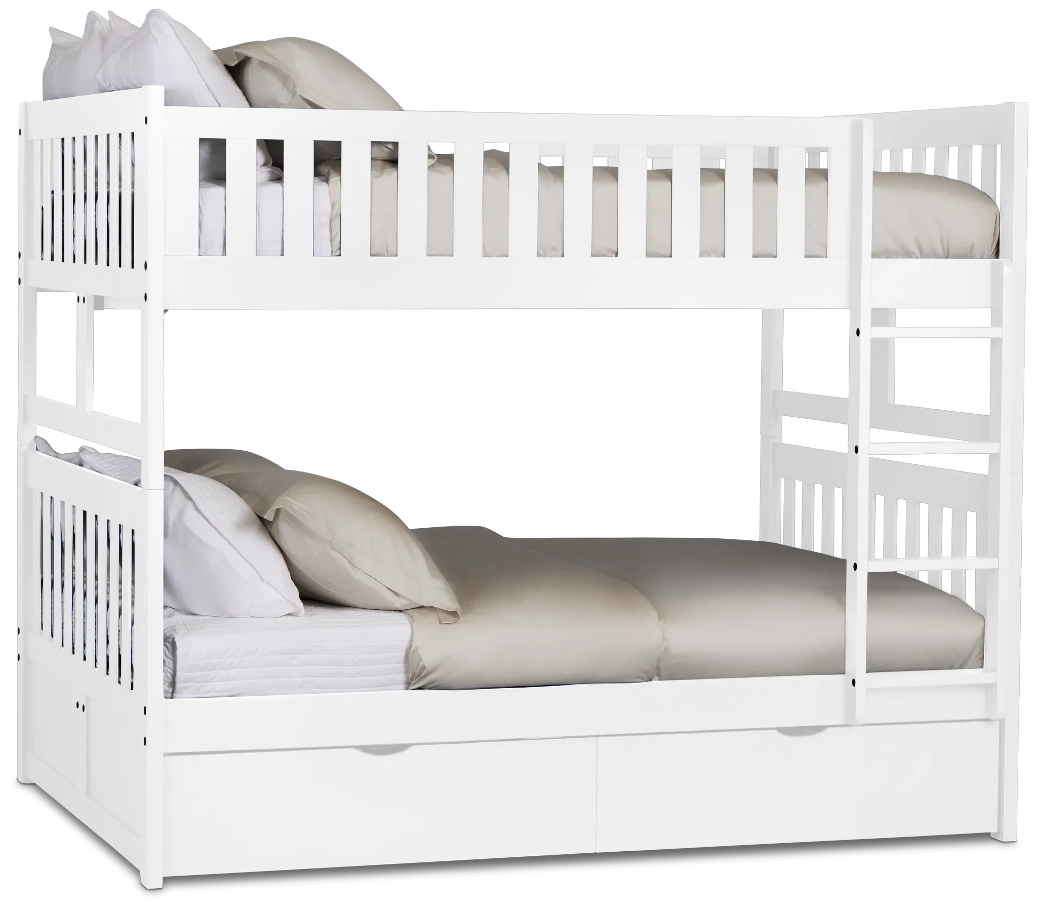 Charleston White Storage Bunk Bed