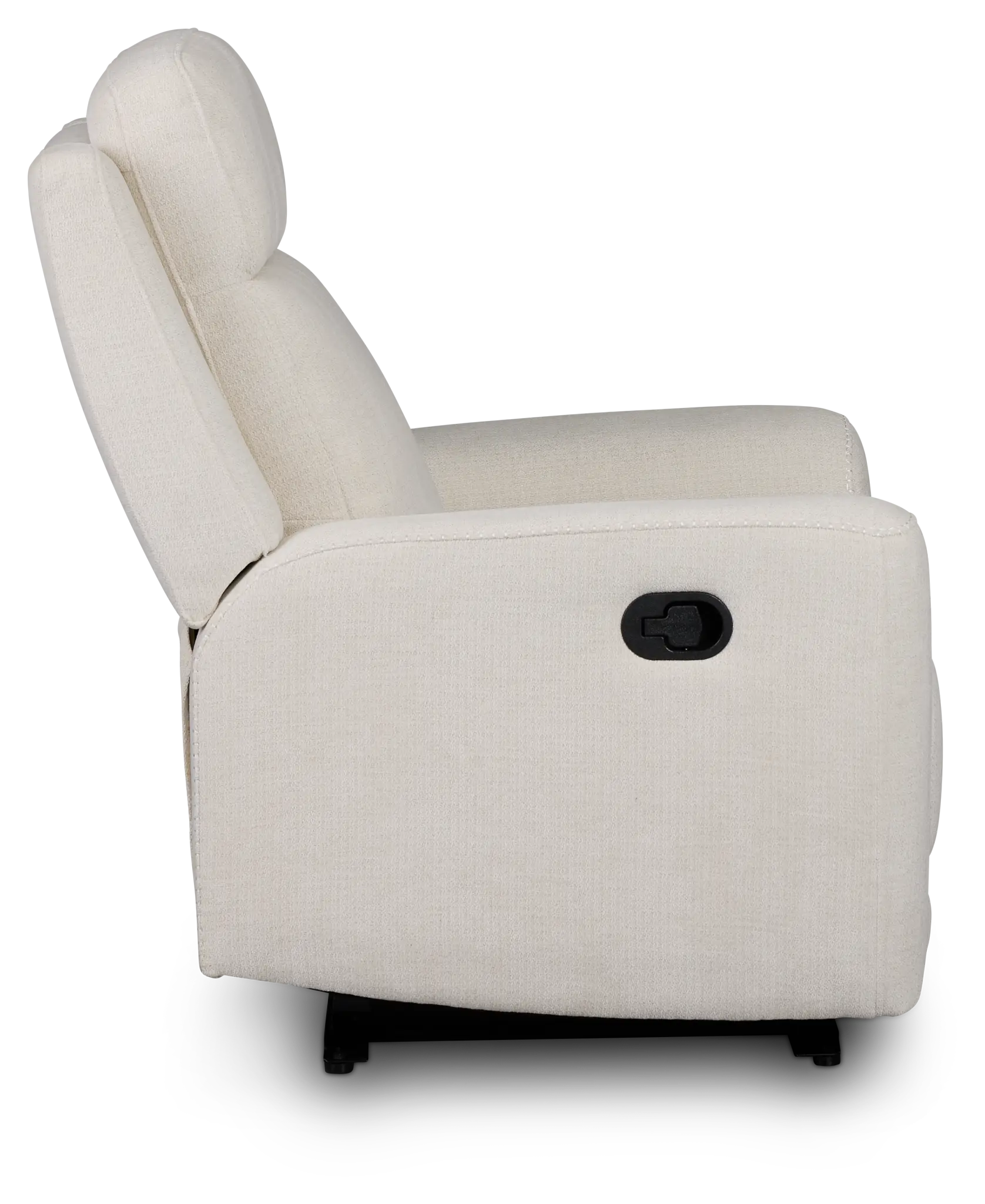 Dean White Fabric Recliner Dean White Fabric Recliner