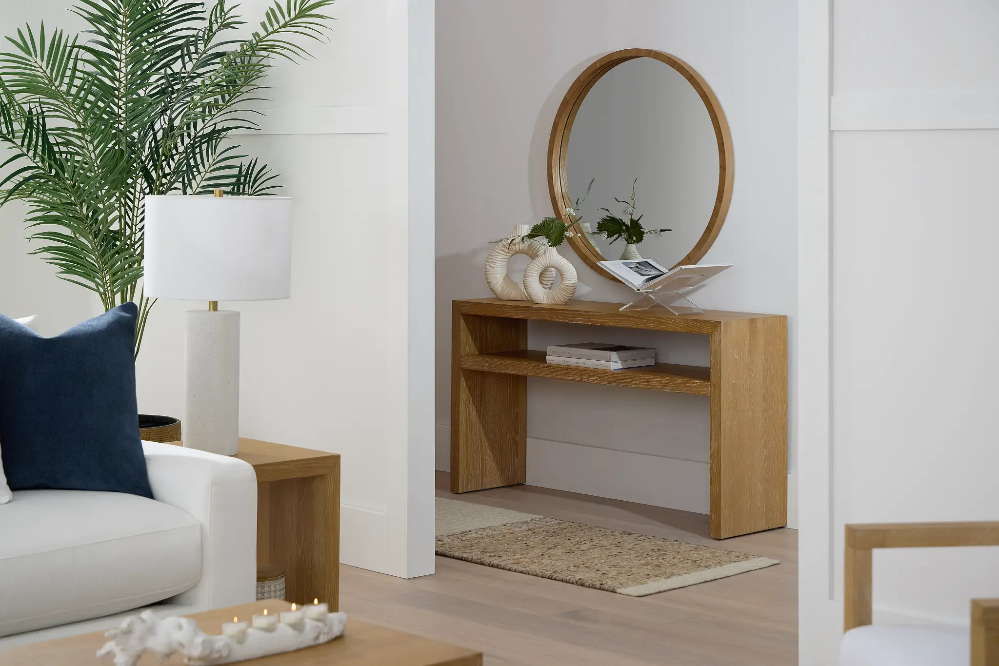 Nantucket Light Tone Open Console Table Nantucket Light Tone Open Console Table