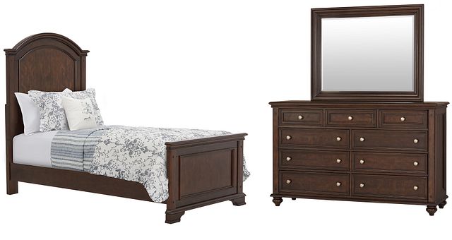 Savannah Dark Tone Panel Bedroom