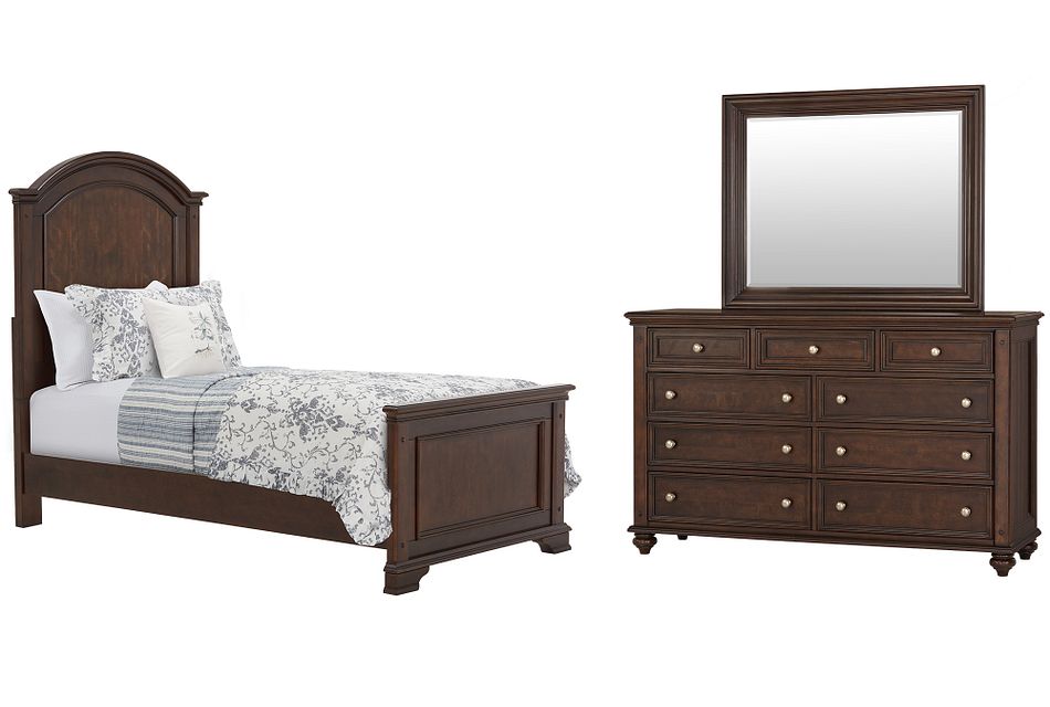 Savannah Dark Tone Panel Bedroom