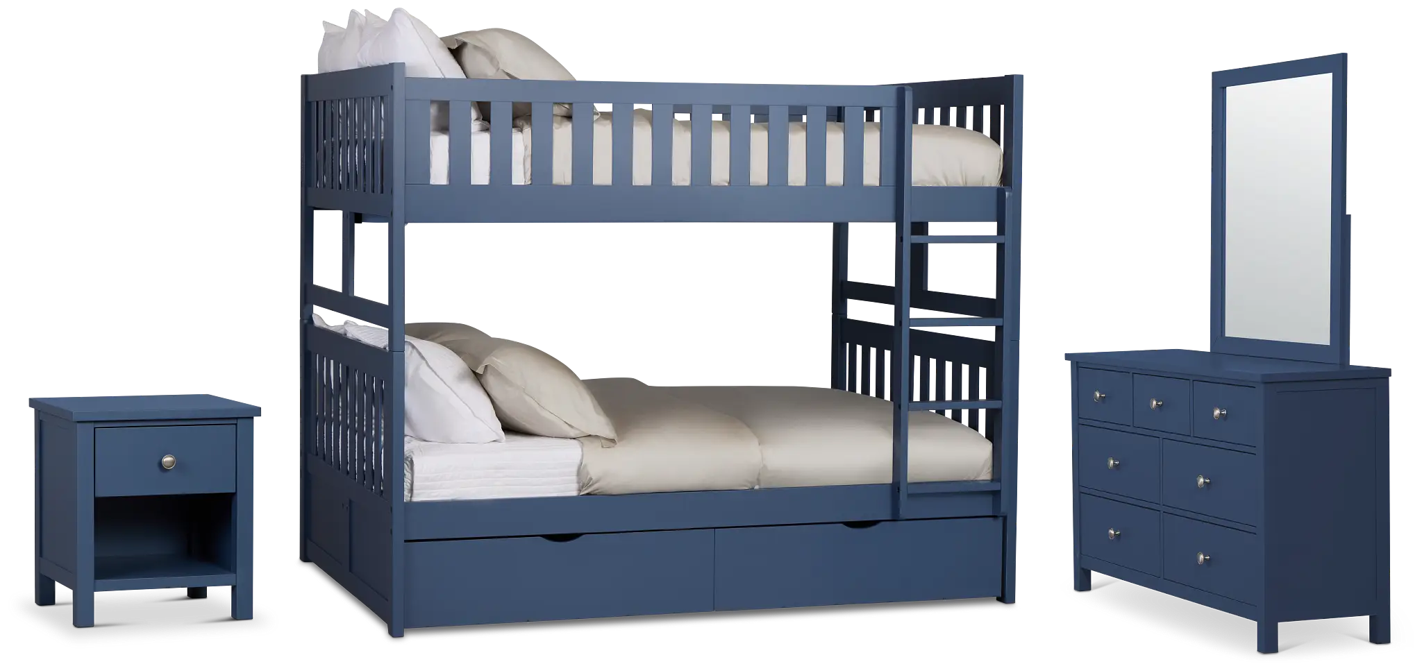 Charleston Dark Blue Bunk Bed Storage Bedroom Charleston Dark Blue Bunk Bed Storage Bedroom