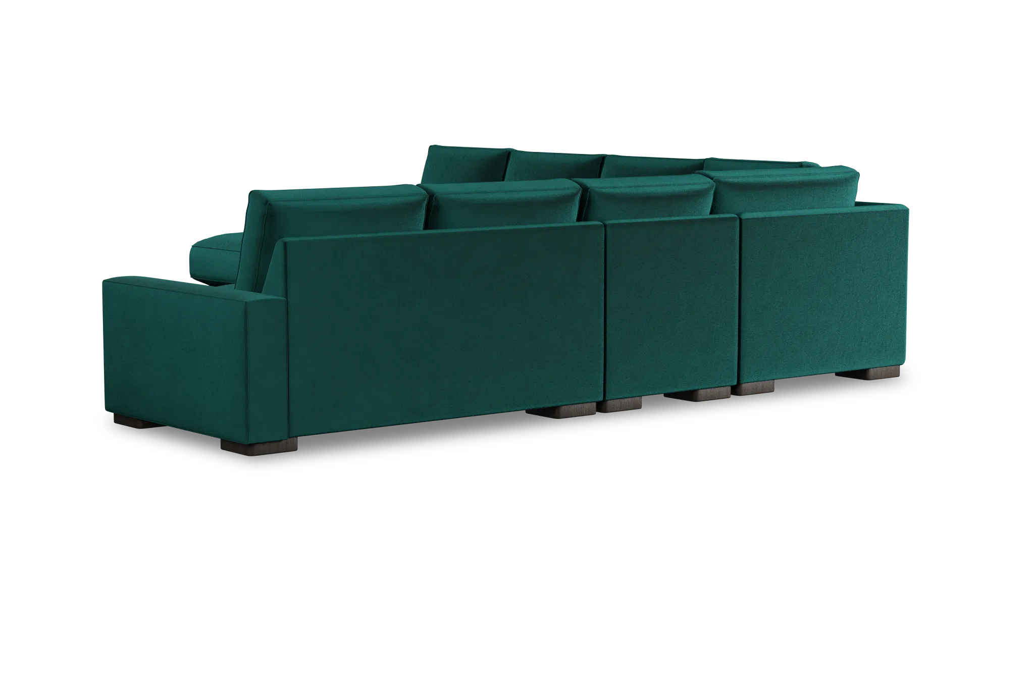 Edgewater Joya Green Large Left Chaise Sectional