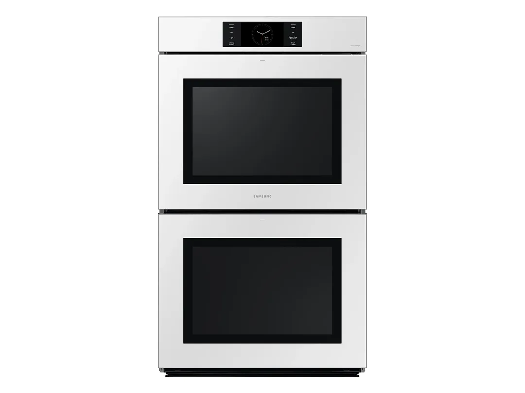 Samsung Bespoke Series White 30" Double Electric Oven