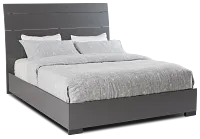 Oslo Gray Platform Bed