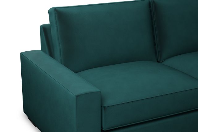 Edgewater Joya Teal 84" Sofa W/ 2 Cushions