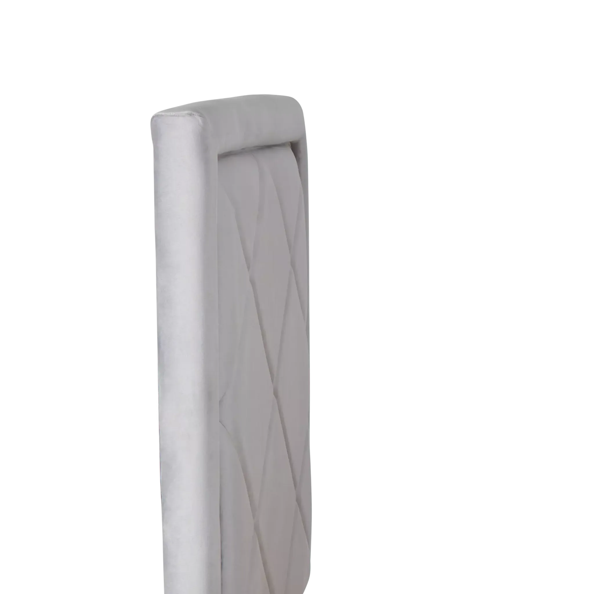 Collin Dark Gray Velvet Platform Bed