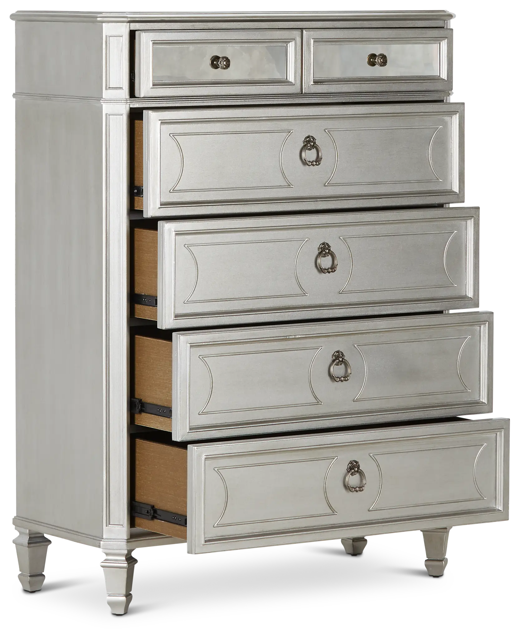 Sloane Silver Drawer Chest Sloane Silver Drawer Chest