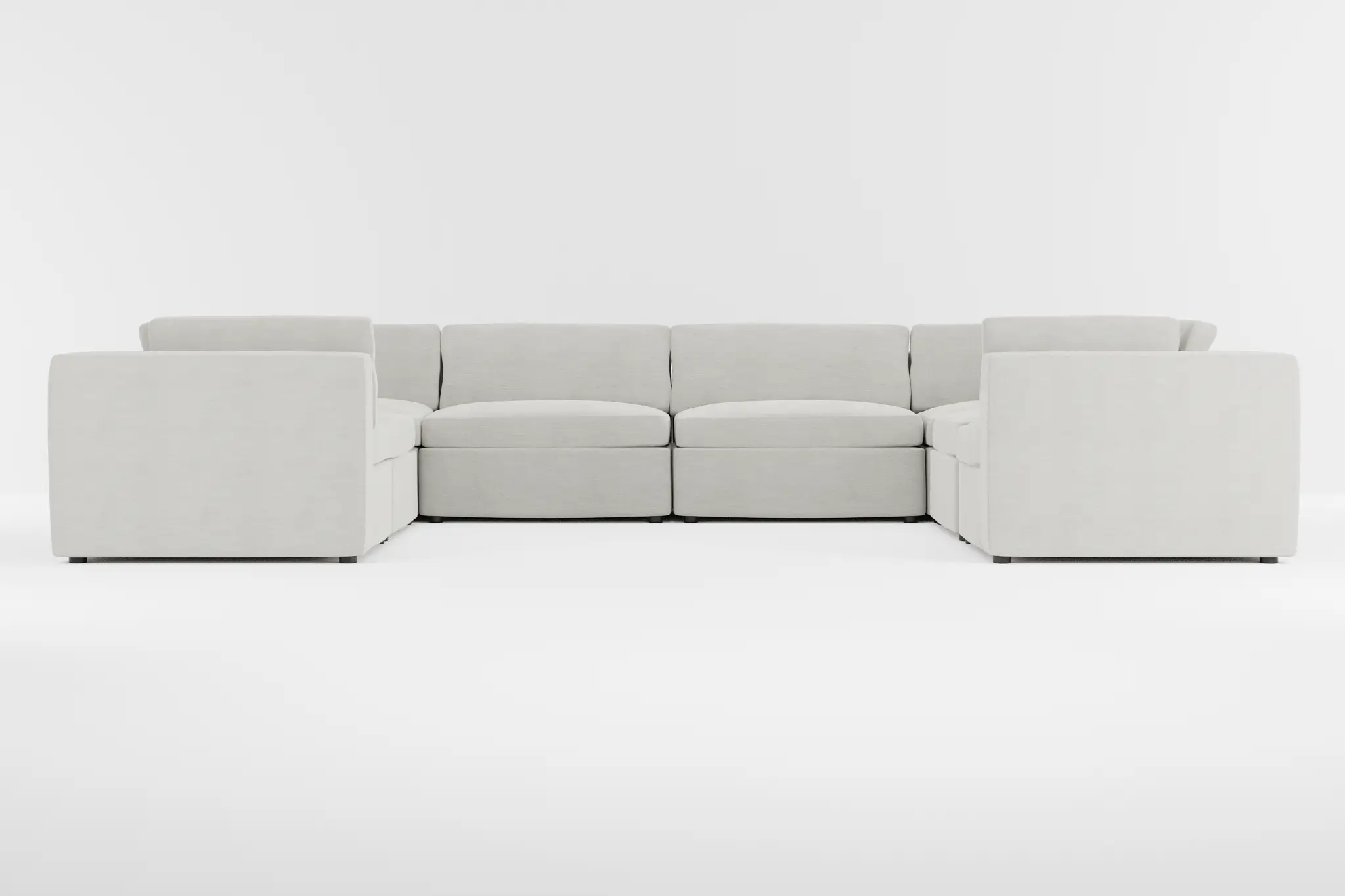 Destin Maguire Ivory Fabric 8-piece Modular Sectional Destin Maguire Ivory Fabric 8-piece Modular Sectional