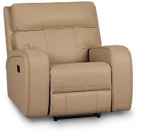 Rhett Taupe Micro Recliner