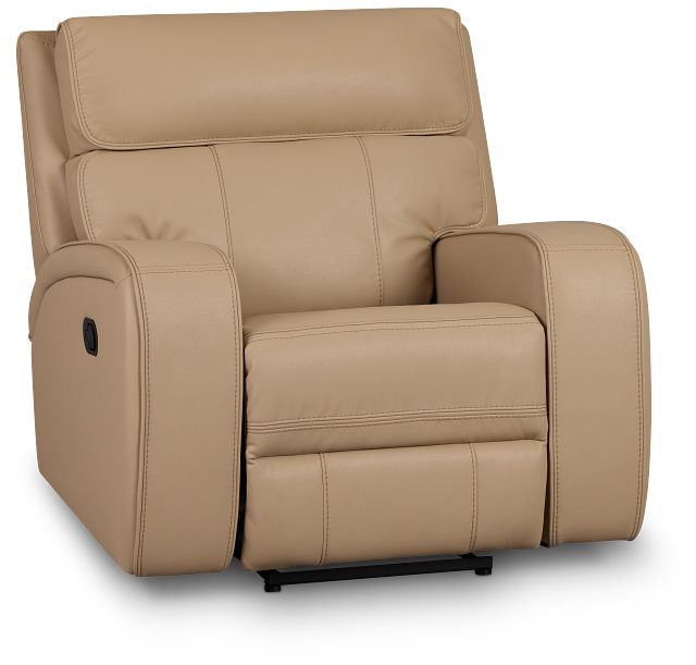 Rhett Taupe Micro Recliner