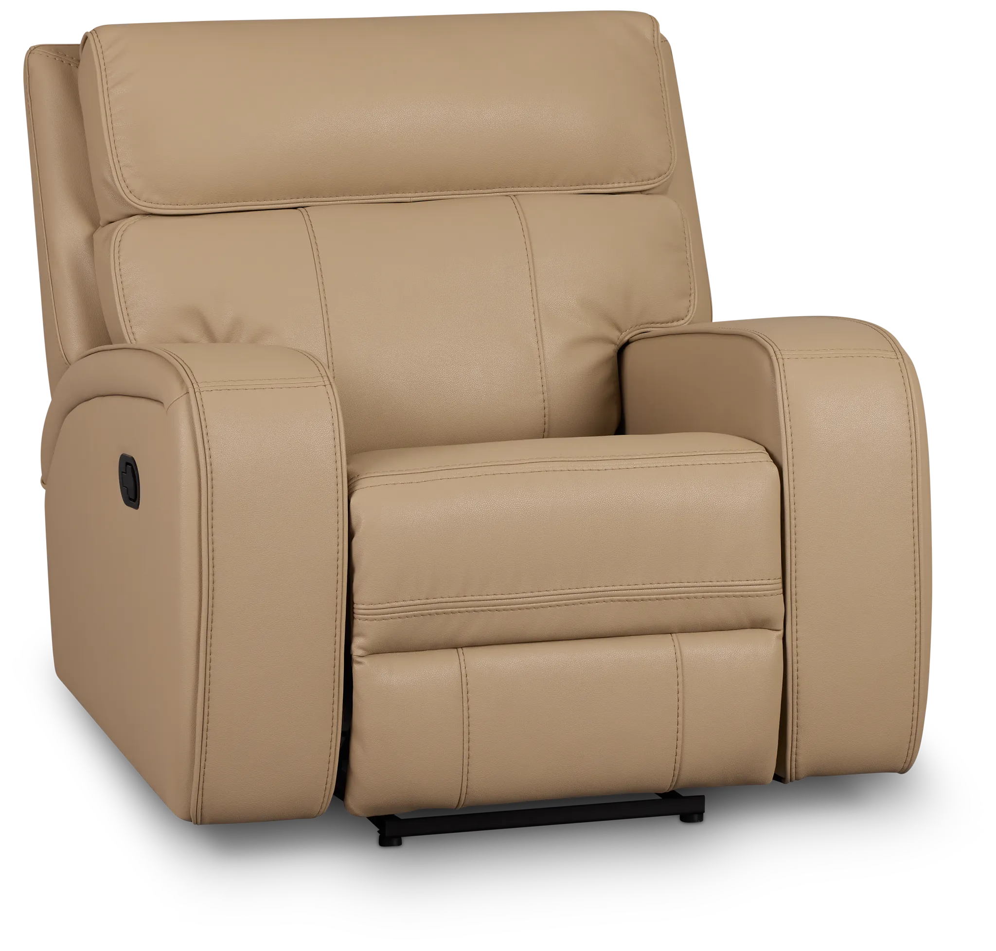 Rhett Taupe Micro Recliner