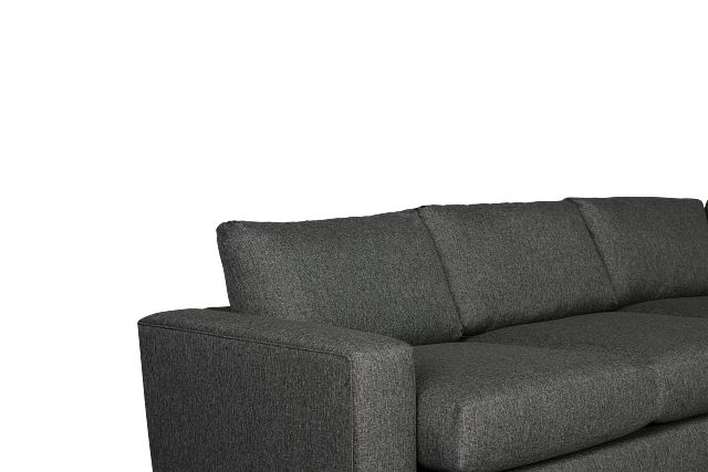 Brantley Dark Gray Fabric Medium Two-arm Sectional